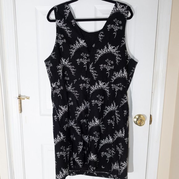 Gap Linen Floral Sheath Dress w/Pockets 20 - Picture 2 of 7